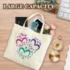 Christian Tote Bags, Faith Hope Love Bible Verse Reusable Shopping Bag For Women, Inspirational Gifts For Women Friend Sister Colleagues Teacher, Religious Shoulder Bag For Church Travel Holiday -A27 view 4