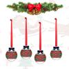 Christmas Ornament Indian Traditional Patterns Hanging Ornament Christmas Charms Pendants Alloy Charms Christmas Pendant Crafts for Christmas Tree Decorations Supplies Circular view 3