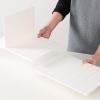 flexman Adjustable Shelf Divider for Closet, White Sturdy Plastic Vertical Handbag Separator for Cabinets, Wardrobes, Desktop Storing Bags, Scarves, Hats, Purses, Office Supplies view 4