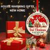 2025 New Home Christmas Ornaments, Christmas Tree Decorations, 2 Layer Wood House Warming Gifts New Home, Housewarming Gifts for New House, Housewarming Presents for Women,Couple,Owners view 4