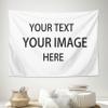 Custom Wall Tapestry Personalized Poster Customize Tapestries Upload Images Customized Walls Hanging Backdrop with Photo Text Posters for Bedroom Art Decor Party Supplies 40"x 30" view 1