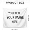 Custom Wall Tapestry Personalized Poster Customize Tapestries Upload Images Customized Walls Hanging Backdrop with Photo Text Posters for Bedroom Art Decor Party Supplies 40"x 30" view 4