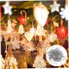 Parliky 50pcs Christmas Tree Hanging Hooks Xmas Decoration Accessories for Baubles Space Saving Design for Festive Decor Easy to Use s Hook view 2