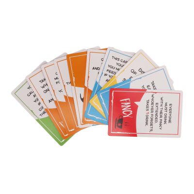 Srliya Drink Card Party Game Fun Cards Drinking Games for Adults with 125 Cards 1 Instruction Card All in English