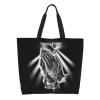 YSBYEIU Cross Tote Bag for Women Men Christian Tote Bags with Pockets Jesus Reusable Bag for Shopping, Beach, Travel view 1