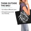 YSBYEIU Cross Tote Bag for Women Men Christian Tote Bags with Pockets Jesus Reusable Bag for Shopping, Beach, Travel view 2