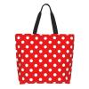 YSBYEIU Red Polka Dots Tote Bag Large Women Men Casual Shoulder Bag Handbag Polka Dots Reusable Shopping Grocery Bag view 1