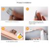 Flexible Bendable Curtain Track Aluminum Alloy Curtain Track Rail Set Strong Load Bearing, Not Easy To Break, Easy To Bend For Home, Office, Bay Window, Room Divider(White,12.5m/41ft) view 3