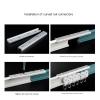 Flexible Bendable Curtain Track Aluminum Alloy Curtain Track Rail Set Strong Load Bearing, Not Easy To Break, Easy To Bend For Home, Office, Bay Window, Room Divider(White,12.5m/41ft) view 4