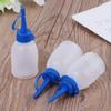 10 Pcs For Creative Squeeze Bottle Small Clear Empty Bottle Kitchen Sauce Condiment Storage view 3