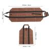 Zyyini Wood Carrying Bag, Canvas Log Carrier Bag,Waxed Wood Tote,Fireplace Stove Accessories,Extra Large Firewood Holder with Handles for Camping (Coffee) view 4