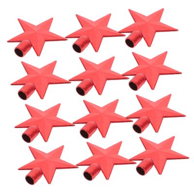 OHPHCALL 20pcs Christmas Star Tree Topper Xmas Star Ornaments for Holiday Decorations for Indoor Parties and Creating Festive Atmosphere