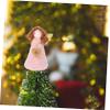 HOLIDYOYO 2pcs Christmas Topper Lovely Xmas Tree Decoration for Festive Atmosphere Lightweight Design for Home Decor Versatile for Parties and Celebrations view 3
