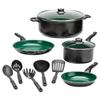 11-Pc. Forever Green Cookware Set by Chef's Pride view 1