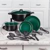11-Pc. Forever Green Cookware Set by Chef's Pride view 2