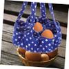 ASAKKURA 9bags Multiple-pocket Egg Collecting Basket for Fresh Eggs Canvas Design Cushioned Protection for Chicken Duck and Goose Gathering Capacity for Home and Farm Use view 4