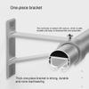 Dual Track Ceiling Curtain Track, Roman Rod Aluminum Alloy Curtain Track, Room Divider Curtain Rods, For Curtain Rod Bunk Bed Bay Window Rv Curtain Track(B-Gray,1.4 M/4.6 FT) view 4