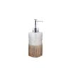 Soap Dispensers Ceramic Soap Dispenser for Lotion Bathroom Kitchen Dishwashing Soap Frosted Soap Pump Empty Bottle with Pump for Hand Soap, Soap, Lotion (White Brown Black) Dispensador De Jabn Para B view 1