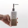Soap Dispensers Ceramic Soap Dispenser for Lotion Bathroom Kitchen Dishwashing Soap Frosted Soap Pump Empty Bottle with Pump for Hand Soap, Soap, Lotion (White Brown Black) Dispensador De Jabn Para B view 3