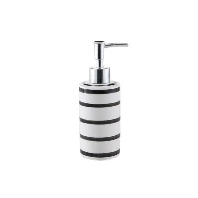 JOYNOW Soap Dispensers Ceramic Soap Pump for Bathroom Kitchen Office Desk Soap Pump Cylindrical Soap Bottle for Hand Soap, Soap, Lotion Dispensador De Jabn para Bao