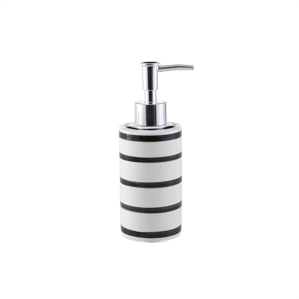 JOYNOW Soap Dispensers Ceramic Soap Pump for Bathroom Kitchen Office Desk Soap Pump Cylindrical Soap Bottle for Hand Soap, Soap, Lotion Dispensador De Jabn para Bao