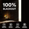 100% Blackout Curtains Linen Textured Curtains 84 Inch Long for Living Room Thermal Insulated Nursery Curtains Soft Chenille Linen Textured Neutral Rustic Farmhouse, 52" W x 84" L, Dove(Not Solid) view 3
