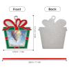 Christmas Ornament Hot Air Balloon Hanging Ornament Christmas Charms Pendants Alloy Charms Christmas Pendant Crafts for Christmas Tree Decorations Supplies Trapezoid view 2