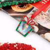 Christmas Ornament Hot Air Balloon Hanging Ornament Christmas Charms Pendants Alloy Charms Christmas Pendant Crafts for Christmas Tree Decorations Supplies Trapezoid view 4