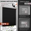 Sulugood No Drill No Tools Blackout Cellular Shades Easy to Install for Indoor Windows Cordless Honeycomb Blinds Thermal Insulated Noise Reduction,Black,36" W x 80" H view 3
