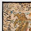 Vintage Tibetan Yellow Tiger Rug for Living Room Boho Leopard Print Rug 6x9 ft Animal Print Area Rug for Bedroom Tiger Carpet Non-Slip Washable Mat view 4