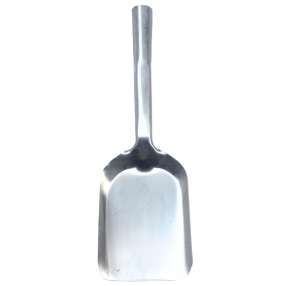 Kalastussaari 15.4-Inch Long Ash Shovel, Stainless Steel Heavy-Duty Flat Coal Shovel with Longd Handle, Scoop Shovel for BBQ Grill, Gradening Digging, Fireplace Coal Shovel