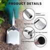 Kalastussaari 15.4-Inch Long Ash Shovel, Stainless Steel Heavy-Duty Flat Coal Shovel with Longd Handle, Scoop Shovel for BBQ Grill, Gradening Digging, Fireplace Coal Shovel view 4