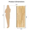Butcher Block Countertop, Solid Wood Table Top - 5ft Unfinished Birch Work Bench Top Cut to Size for DIY Desktop/Washer Counter/Office Desk/Kitchen Island/Living and Dining Room Tables 60"x25"x1.5" view 2