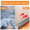 Under Door Gap Filler 36 Inches, Adjustable Under Door Noise Stopper, Door Weather Stripping Door Seal Strip for Keeping Out Cold, Anti Dust(Black) view 4