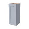 CozyHommie RTA Shaker Style Solid Wood Single Door Wall Cabinet-1 Door and 2 Shelves for Kitchen Storage, Bathroom, Medicine Cabinet (Gray 21W12D30H) view 1