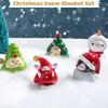 3Pcs Christmas Snow Blanket Rolls, Artificial Fluffy Snow Carpet, Decorative Snow Fiber for Christmas Village, Party Favors, and Photo Prop, 59 X 31In view 2