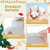 3Pcs Christmas Snow Blanket Rolls, Artificial Fluffy Snow Carpet, Decorative Snow Fiber for Christmas Village, Party Favors, and Photo Prop, 59 X 31In view 3