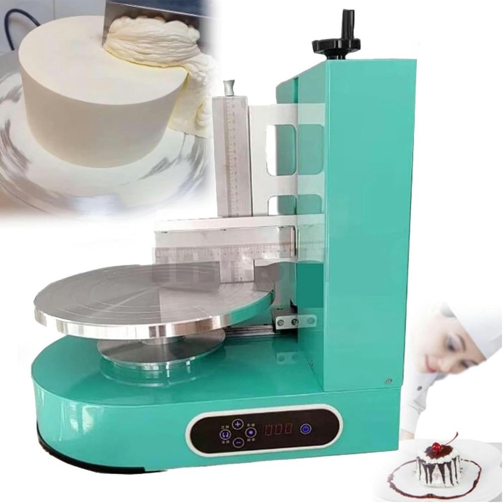 Automatic Cake Cream Spreading Machine, Cake Butter Cream Spreading Machine Ice Cream Smooth Coating Spreading Machine~/