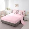 Sweet Dessert 7 Pieces Bedding Set King,Strawberry Ice-Cream Cherry Cake Bed in a Bag for Adults,Princess Bowknot French Style Pink Polka Dots Comforter Set with Sheets,Pillow Covers view 4