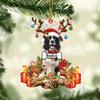 Christmas Dog Lovers - Dog Christmas Available for Border Collie Dog - Personalized Shaped Ornament, Christmas Ornament - Custom Your Dog's Name, Personalized Acrylic Dog Christmas Ornaments view 1