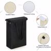 45L Laundry Hamper with Lid:Collapsible Laundry Basket with Lid to Save Space,Freestanding Large Dirty Clothes Hamper,Slim Laundry Hamper for Dorm Bedroom Bathroom Laundry Room (Black) view 4