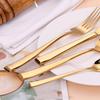 64-Piece Gold Silverware Set for 16, Heavy Duty Stainless Steel Solid Flatware Cutlery,Modern & Elegant Forks and Spoons Dinnerware Utensil Sets for Home/Hotel/Wedding, Mirror Polished Dishwasher Safe view 3
