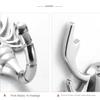 ZJkHAOJ Coat Hooks for Wall 4 Pack Small Animal Hook Decorative Wall Hook Bright Silver Zinc Alloy Coat Hook Suitable for Bedroom Living Room Bathroom Kitchen (NO.178)(Scorpion 90mm) view 3