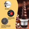 AIZYR Commercial Chocolate Fountain Stainless Steel Electric Chocolate Fountain Machine Hot Fondue Fountain Machine for Chocolate, BBQ Sauce, Cheese, Liqueurs,7 Tiers view 2