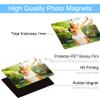 Custom Magnet Print Your Photo Logo Home Decoration Fridge Refrigerator Magnets Office and Kitchen Metal Lockers Metal Furniture (Double Heart 1pcs) view 4
