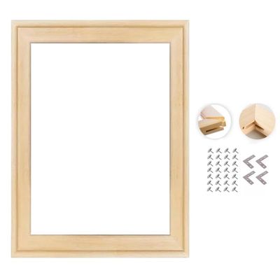 Heoaaoeh 43 x 15.7 in (110 x 40 cm) DIY Canvas Frame Kit, Solid Wooden Stretcher Bars for Gallery Wrap Oil Paintings, Prints, Poster - Easy to Assemble, Accessories Included