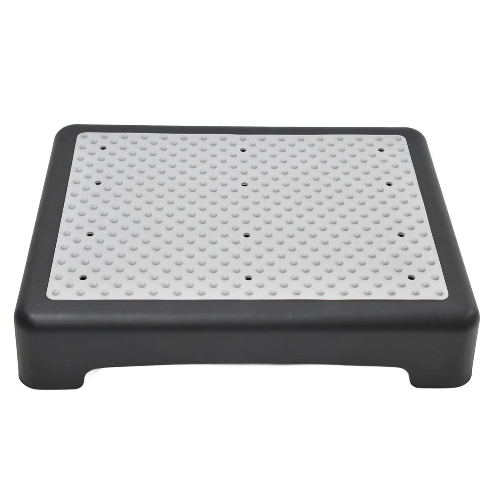 HAOHIZE Anti Slip Step Plat Form, Toilet Step Stool Indoor Outdoor Plat Form Stepping Stool for Kitchen Office Bedroom, Stackable Halfstep Ladder Car Bedside Step Stool for Seniors Adults