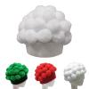 jiahesuw Funny Cauliflower Knitting Hat for Halloween Party Festival Novelty Pullover Hat Women Prank Costume Hat Headwear view 2