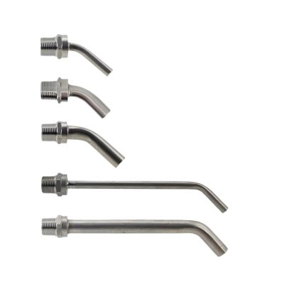 ASDJKL Home Brewing Stainless Steel Pickup Tube 1/2" Male NPT 3/8" 1/2" 5/8" OD Tube Homebrew BK HLT Keg/Kettle Dip Tube Whirlpool Arm Brewing Accessories(E)