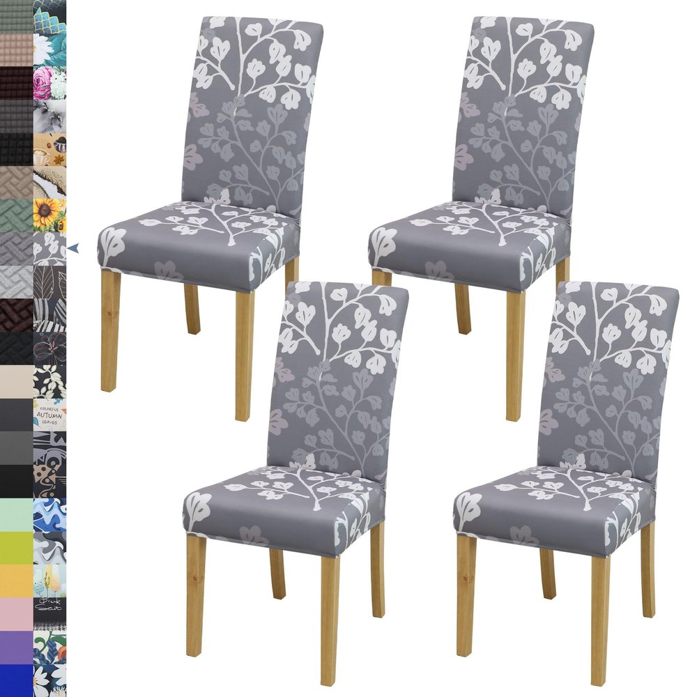 BIETYONE Chair Covers,Dining Room Chair Covers Set of 4,Stretch Kitchen Chair Cover,Washable Dining Chair Cover,Parsons Chair Slipcovers Protective,for Home,Restaurant,Banquet